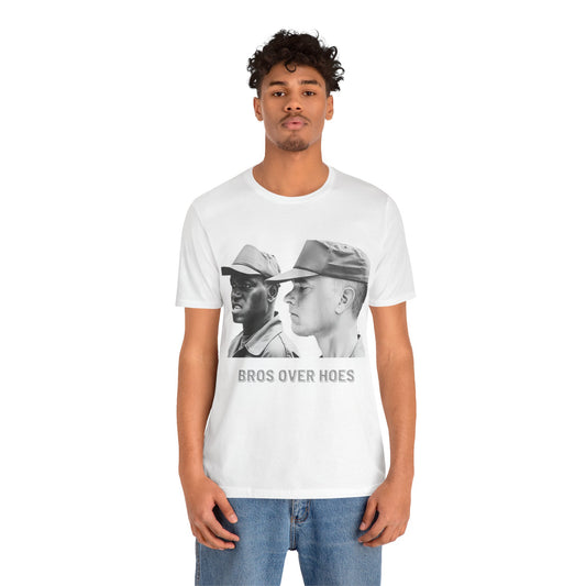Forrest Gump “Bros over hoes” Tee